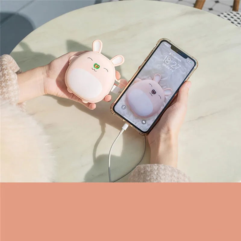 Перезаряжаемые грелка для рук 6000 мА/ч электронные портативные обогреватели