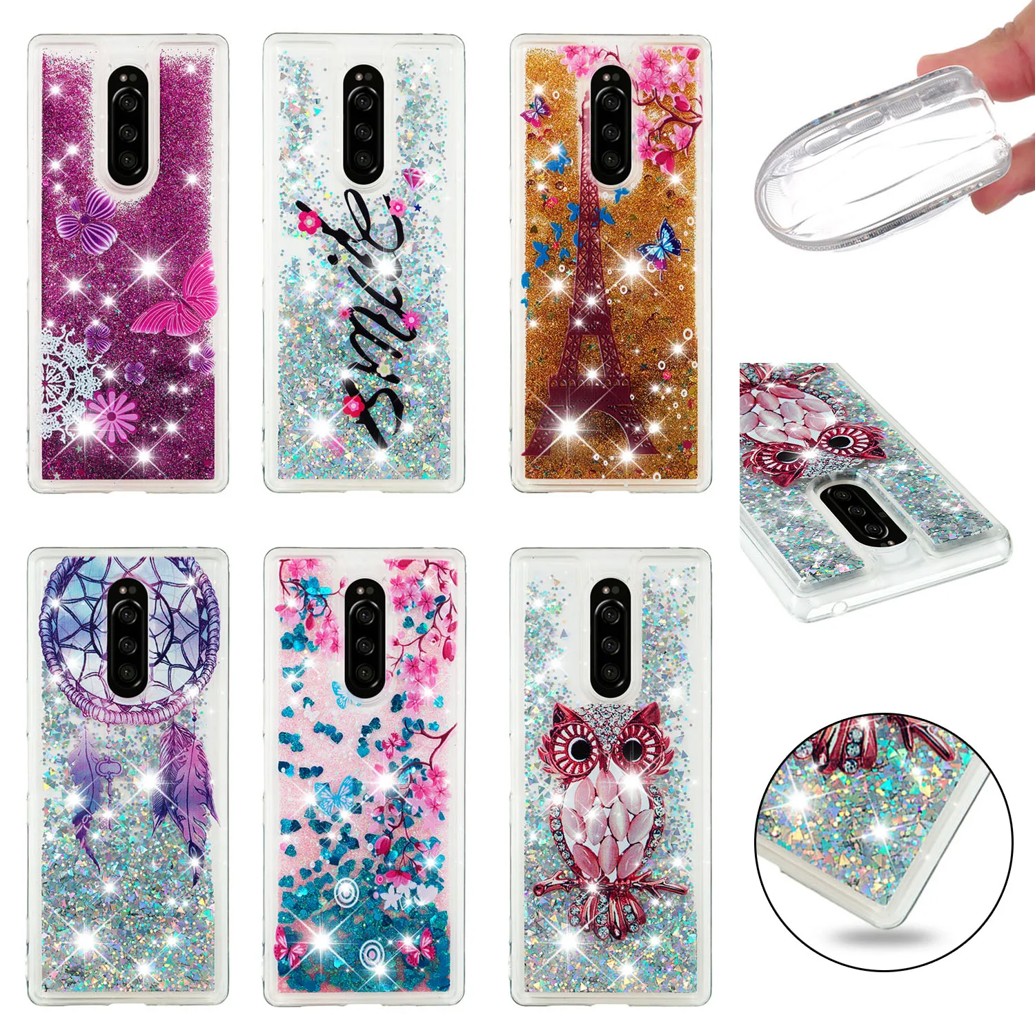 Чехол с динамическим зыбучим песком для Sony Xperia XA3 XZ4 XA1 plus XA2 Ultra L1 L2 L3 XZ XZ1 XZ2 Compact Premium