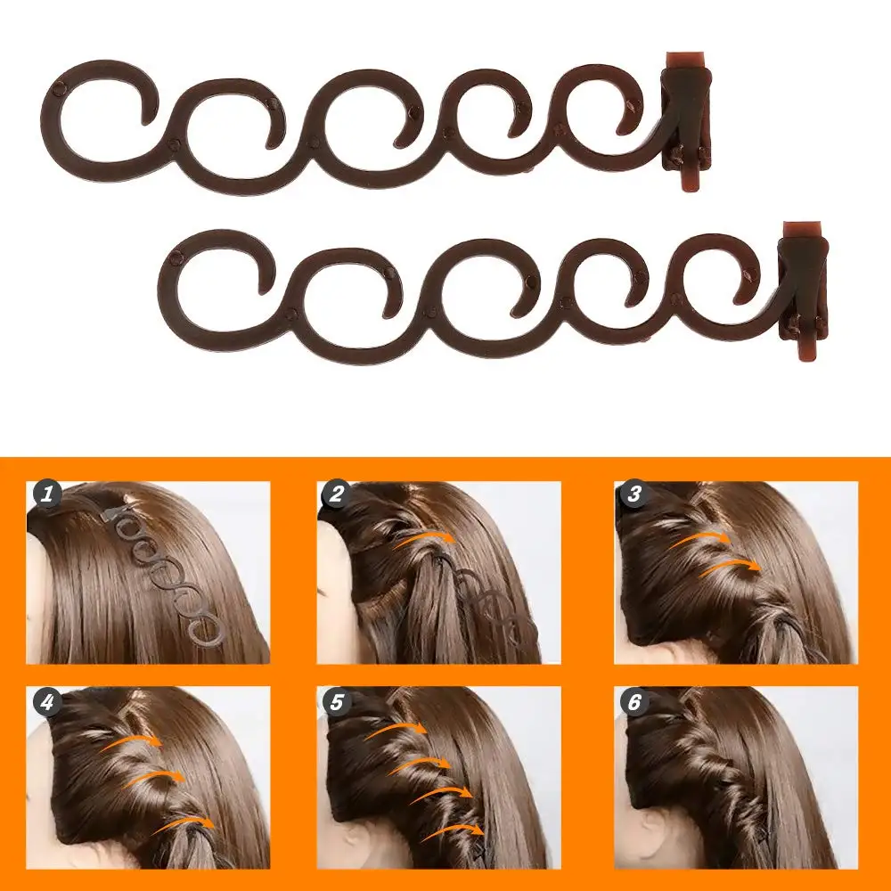

40pcs/set Women Diy Hair Styling Accessories Kit Magic Donut Bun Maker Hairpins Ties Fast Twist Modelling Hairdress Braid Tools