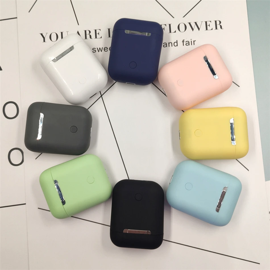 I12 TWS, беспроводная гарнитура с сенсорной клавишей, Bluetooth 5,0, спортивные стерео наушники для iPhone, Xiaomi, huawei, samsung, смартфон