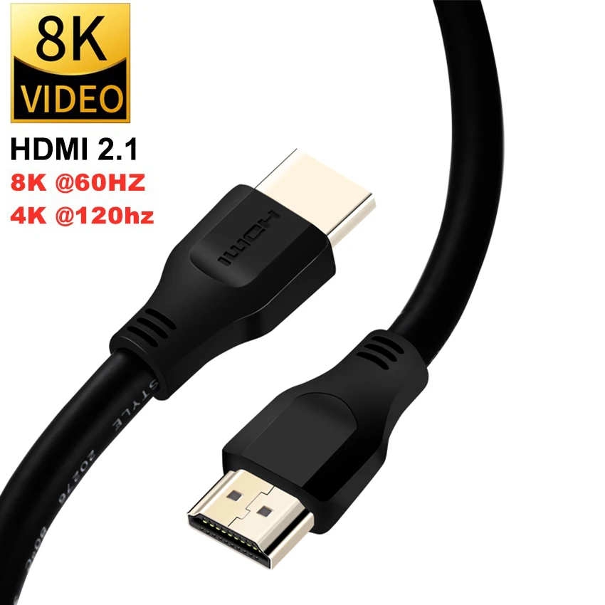 

2020 Best 8K 48Gbps 2.1 HDMI Cables 4K HDMI 2.1 Cable eARC Cabo HDMI 2.1 UHD Dynamic HDR HDMI 2.1 Cable for 8K Samsung QLED TV