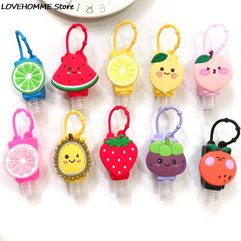 

Cartoon Silicone Mini Hand Sanitizer Split Bottles Disposable No Clean Detachable Cover Travel Portable Safe Gel Holder
