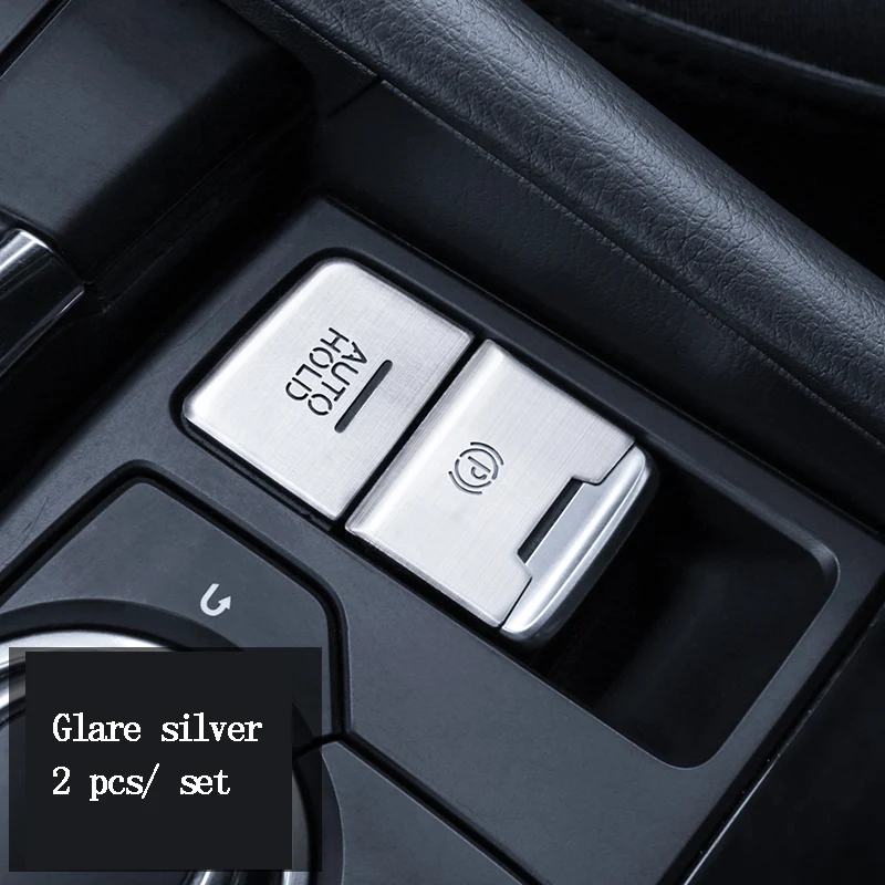 glare silver Подходит для Mazda 3 Axela cx4 Atenza электронная ручной тормоз автоматическая кнопка парковки паста CX-5 Модифицированная - Название цвета: glare silver