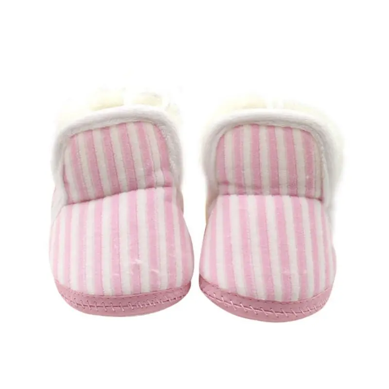 

10 colors Girl Snow Boots Booties Kids Princess Boots Round Toe Cotton White Winter Baby Moccasins Shoes