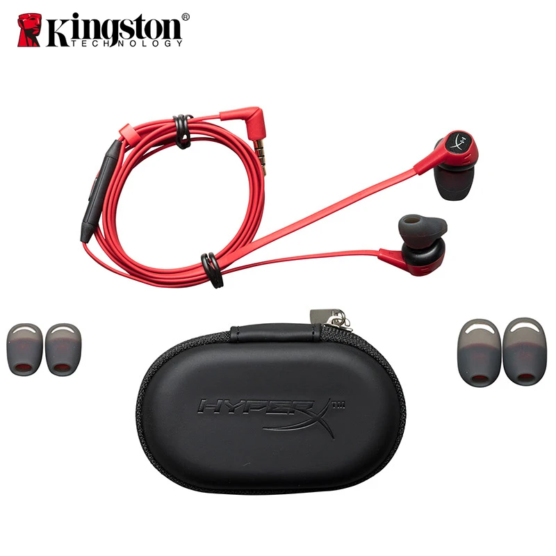 Наушники-вкладыши Kingston HyperX Cloud игровая гарнитура с микрофоном погружение в игру |