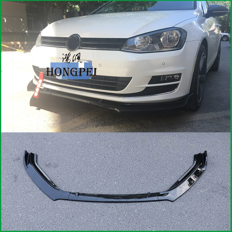 Для VOLKSWAGEN 2013 2016 Golf 7 MK7 передний бампер для губ Нижняя решетка протектор пластина