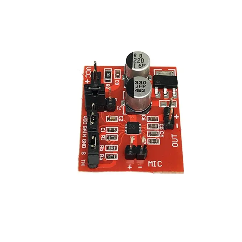 MAX9814 electret микрофонная Плата усилителя с фотографией |