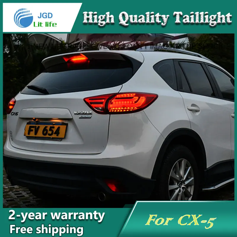 Автомобильный Стайлинг задний фонарь для Mazda CX 5 2011 2015 светодиодный DRL + тормоз