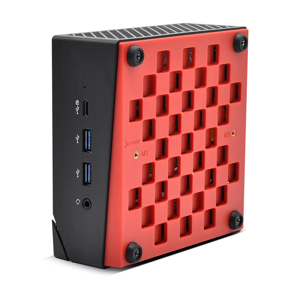 Tuofudun дешевый Pc Gamer AMD Ryzen 5 4500U Radeon Graphics 2 * DDR4 системный блок ПК Windows 10 HTPC HDMI 0 DP TYPE C 3