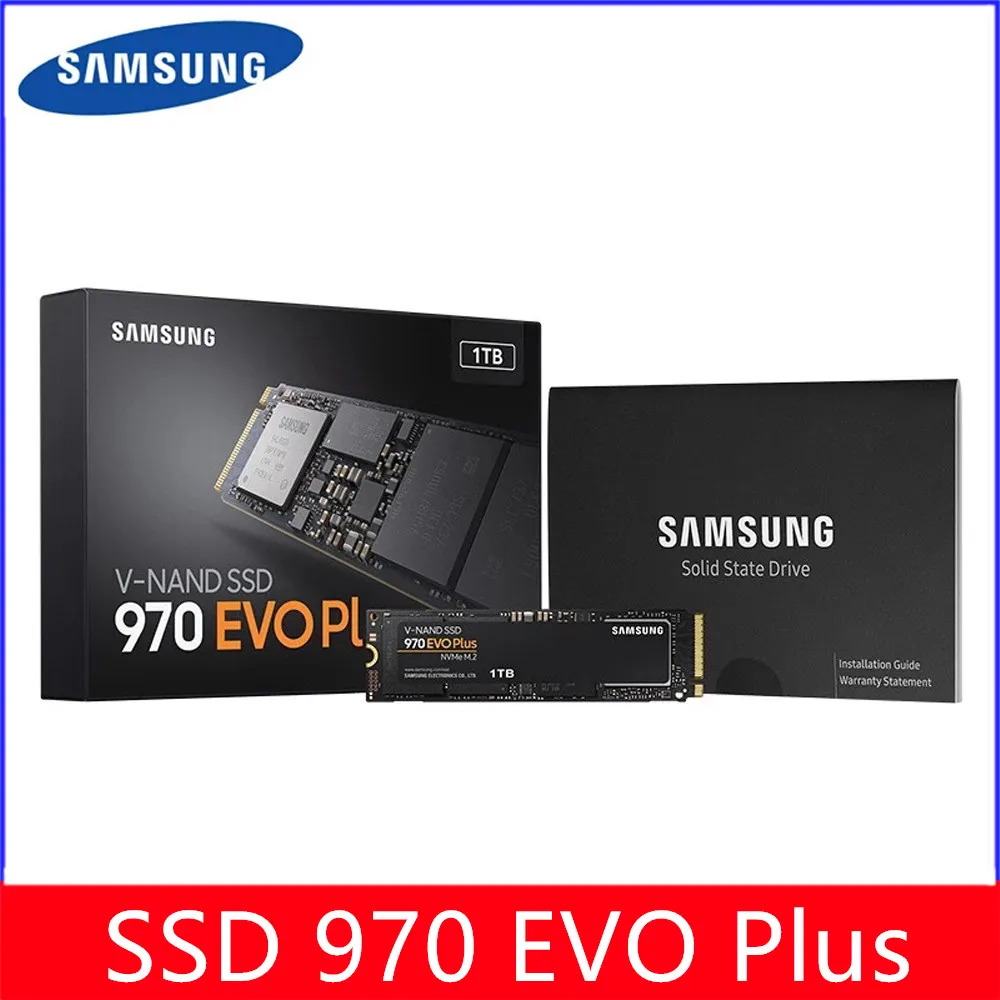 

Samsung 970 EVO PLUS M.2 1 ТБ 500 Гб 250 ГБ NVMe M.2 2280 SSD Внутренний твердотельный диск TLC SSD PCIe 3,0x4 PCIe для ноутбука