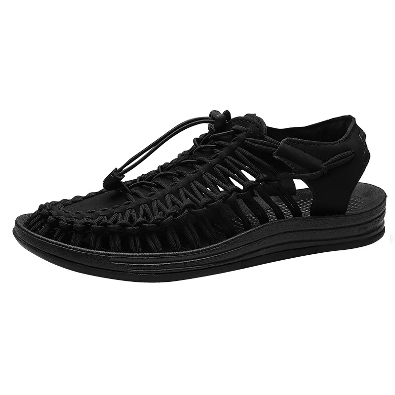 

Shoes Women Summer Sandals Beach Flat Shoes Elastic Low Shoes Woman Gladiator Roman Sandals Wedge Weave Sandalias Mujer