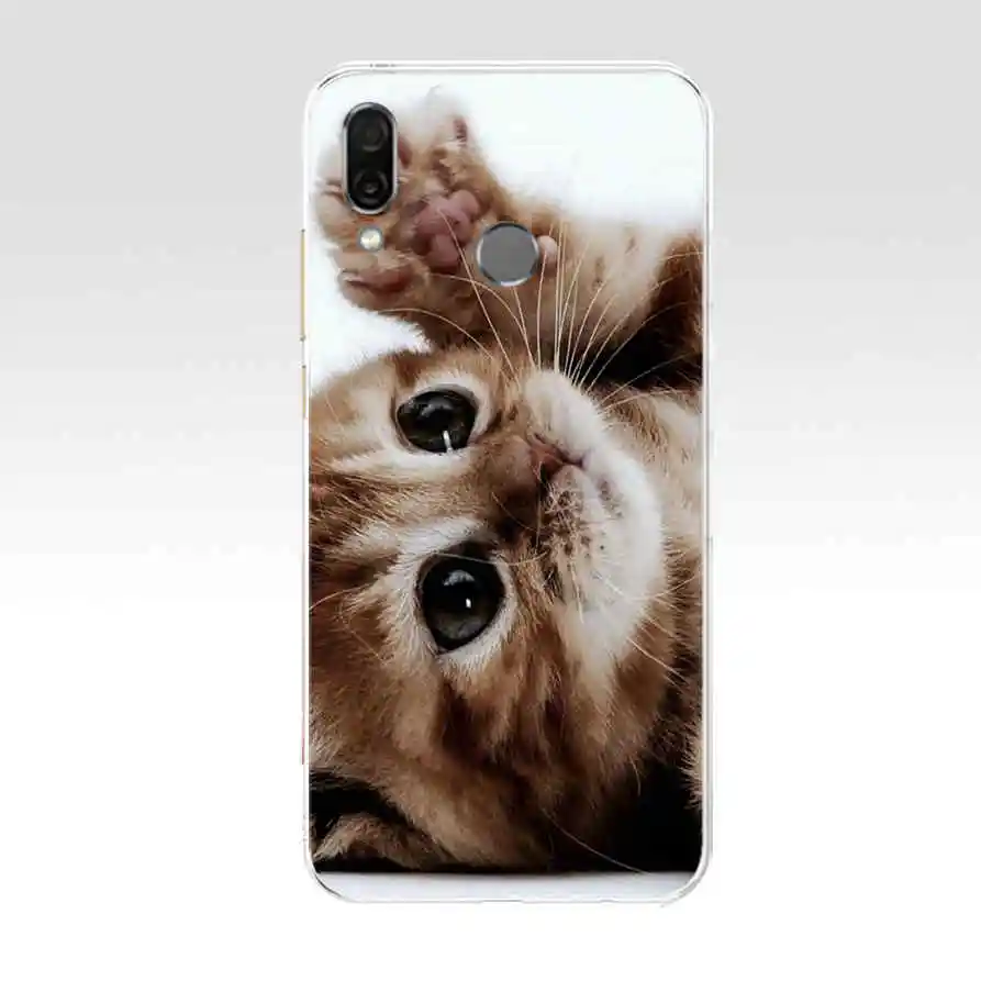 Чехлы для Huawei P Smart 2019 силиконовая Мягкая задняя крышка из ТПУ чехол