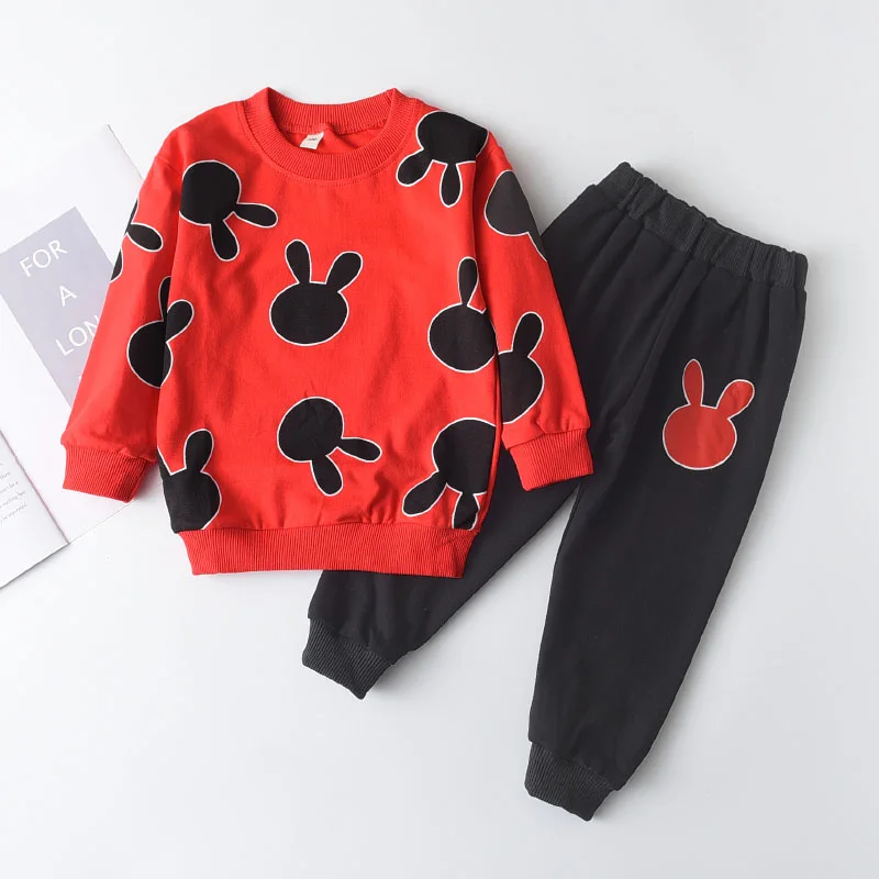 

Melario Fall Casual Boys Clothes Children's Clothing Sets Autumn Long Sleeve Active Suits Letter Print Baby Clothes 2pcs Boy Set