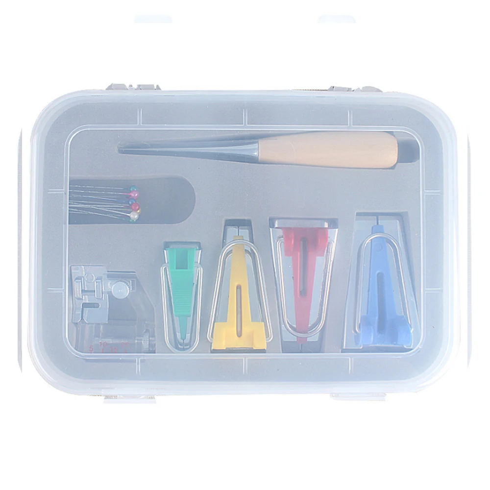 

Chainho,Sewing Machine Accessories Set,Patchwork Tools,Freely Adjustable,DIY Hemming Device,Multifunc,Easy/Fast/Precise