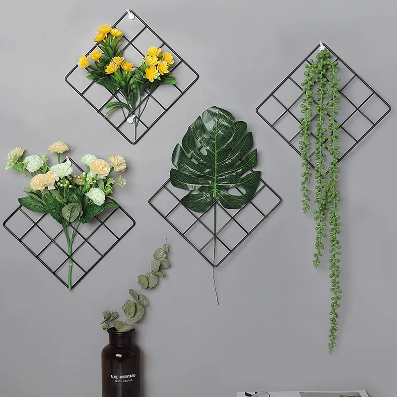 Креативная Скандинавская железная металлическая решетка Декор фоторамка