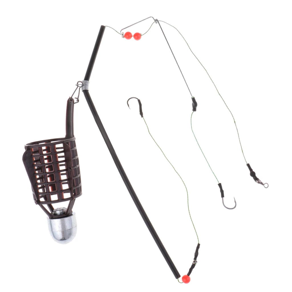 Кормушка для ловли карпа рыболовная корзина держатель приманки клетка с лесными