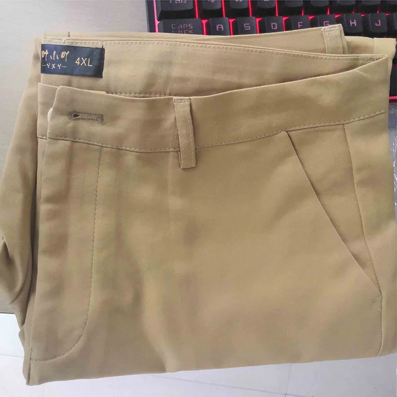 khaki Весенние женские повседневные конфетный карандаш брюки новые модные тонкие эластичные хлопковые брюки Женские однотонные 20 цветов размера плюс 4xl брюки - Цвет: khaki