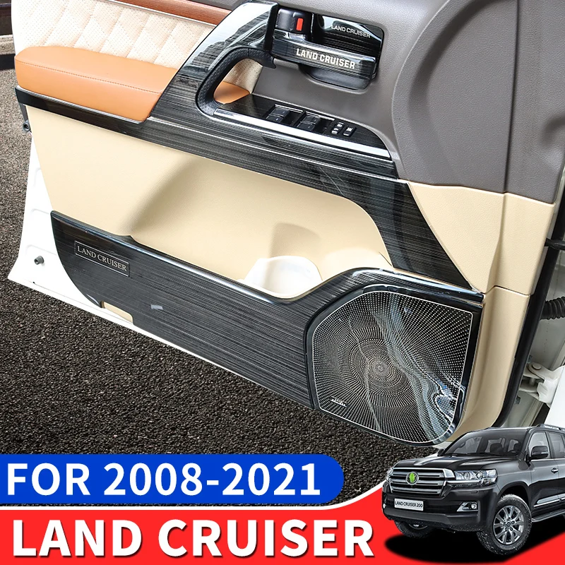 

2008-2021 Toyota Land Cruiser 200 Stainless Steel Interior Modification Door Handle Accessories LC200 2020 2019 2018 2017 2016