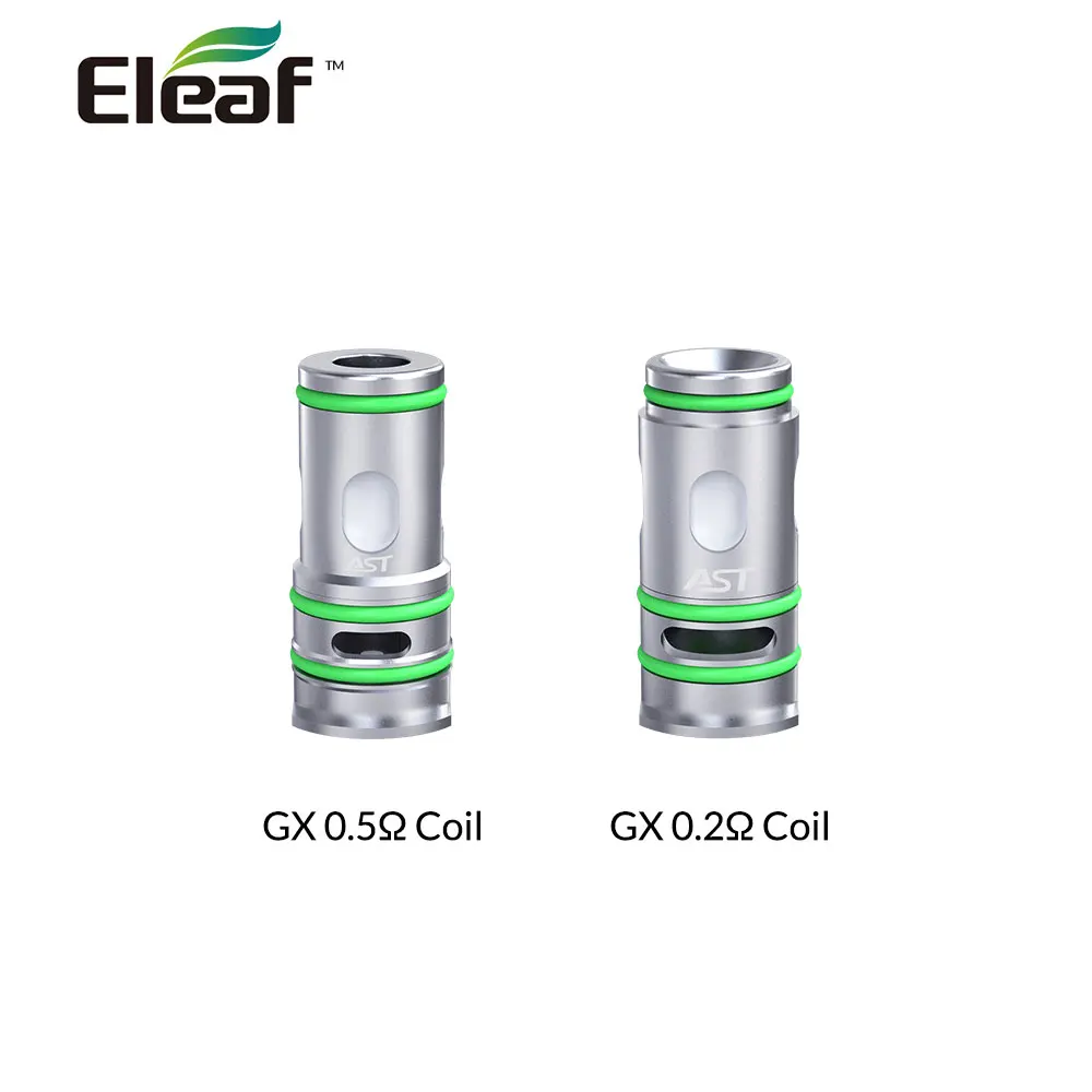 

Original Eleaf GX Replacement Coil 4pcs/pack For Eleaf iSolo S Pod Mod Kit GX 0.2ohm/ 0.5ohm Coil Electronic Cigarette Coil Head