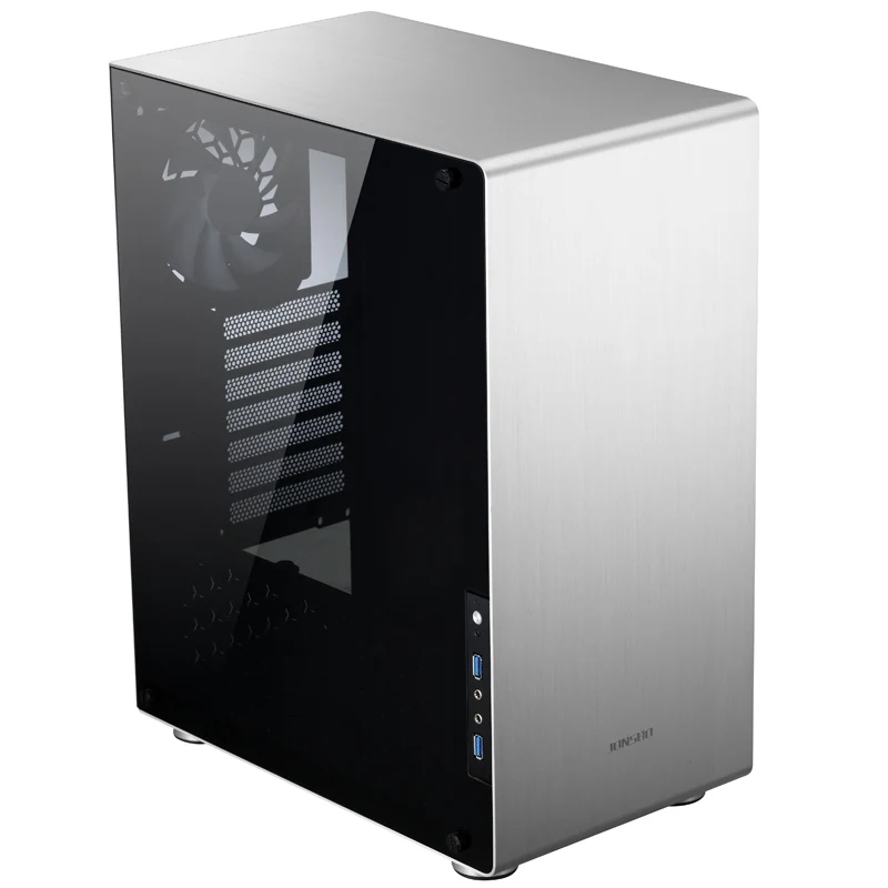 JONSBO U4 ATX чехол для компьютера с боковыми алюминиевыми панелями из закаленного