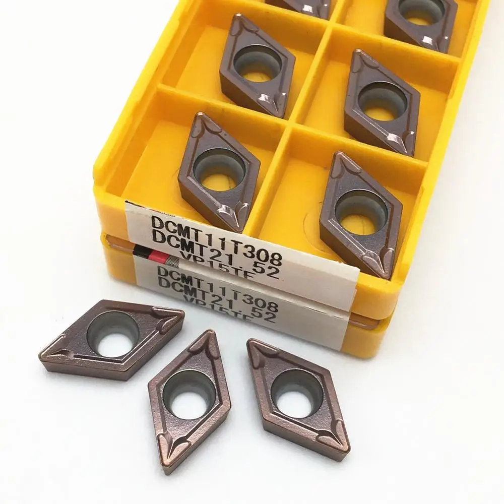 Высокое Качество Фреза DCMT11T308 VP15TF твердосплавная вставка CNC режущий инструмент