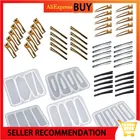 Заколка-крокодил для волос, из силикона, формы для эпоксидной смолы