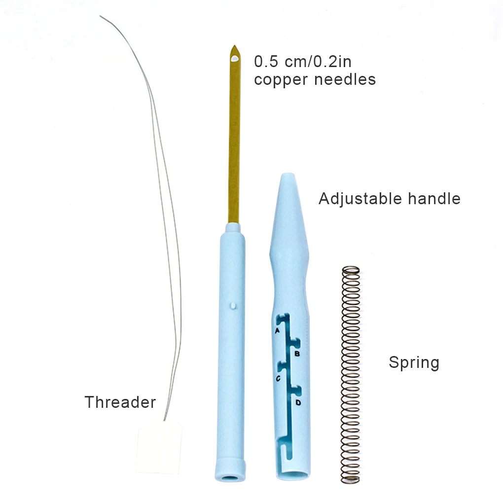 Новая ручка для вышивания регулируемая игла домашний инструмент