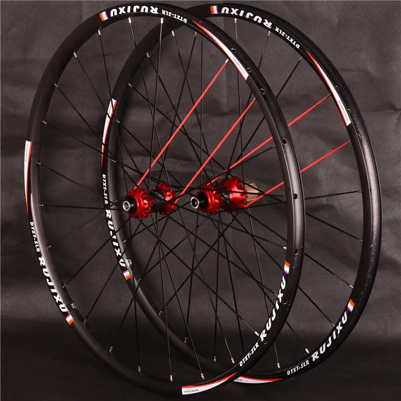 DTXT-SLR center lock eccentric rim carbon tube hub road disc brake wheel set front two rear four bearings Axle / QR | Спорт и