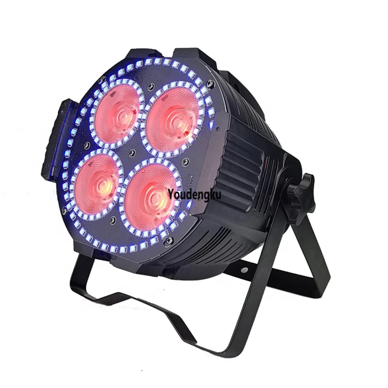 8 шт. домашний светодиодный светильник par для Хэллоуина 4x60 Вт 4 в 1 dmx512 rgbw