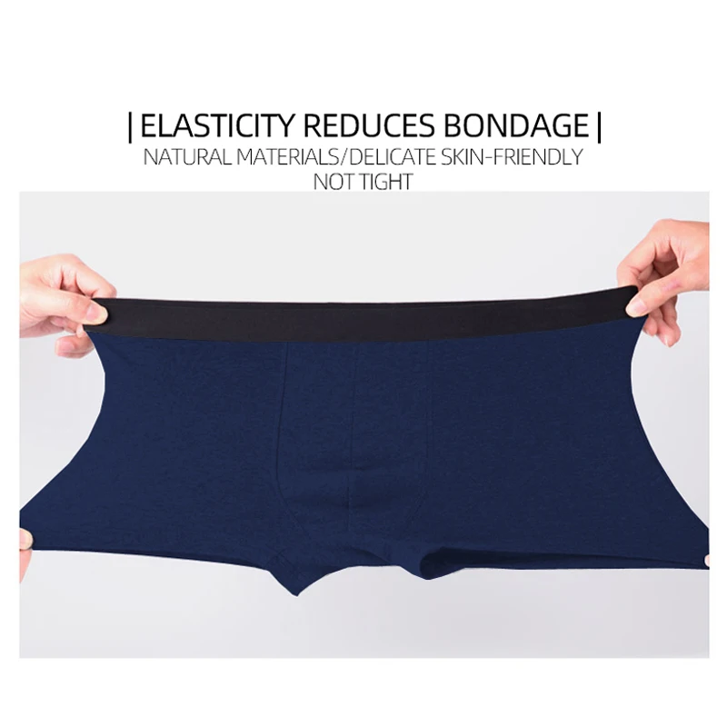 DO MIAN Трусы Мужские Боксеры Мягкие Хлопок Нижнее Белье для Мужчин Дышащие трусы