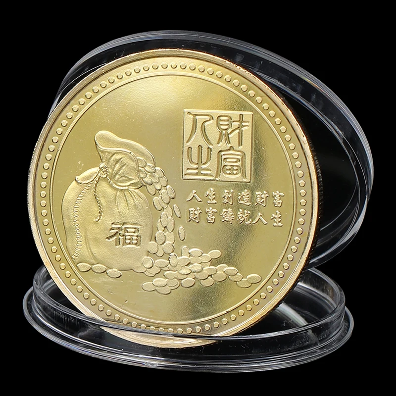 2020 год крысы памятная монета китайский зодиак сувенир вызов коллекционные