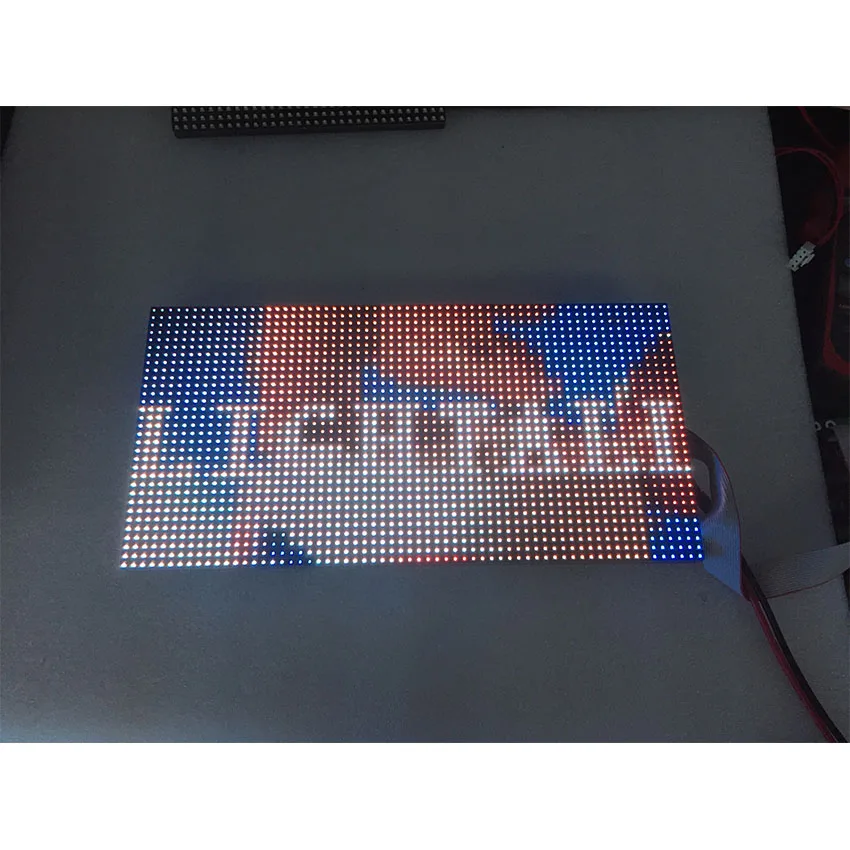 Превосходное качество комнатный rgb светодиодный знак pixel P3 192*96 мм модуль для