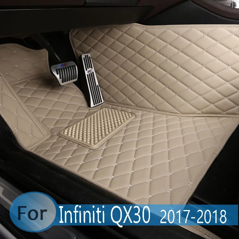 

Автомобильные коврики для Infiniti QX30 2017 2018, автомобильные аксессуары для интерьера, коврики, водонепроницаемые чехлы, защитные коврики, коврики с педалью для приборной панели
