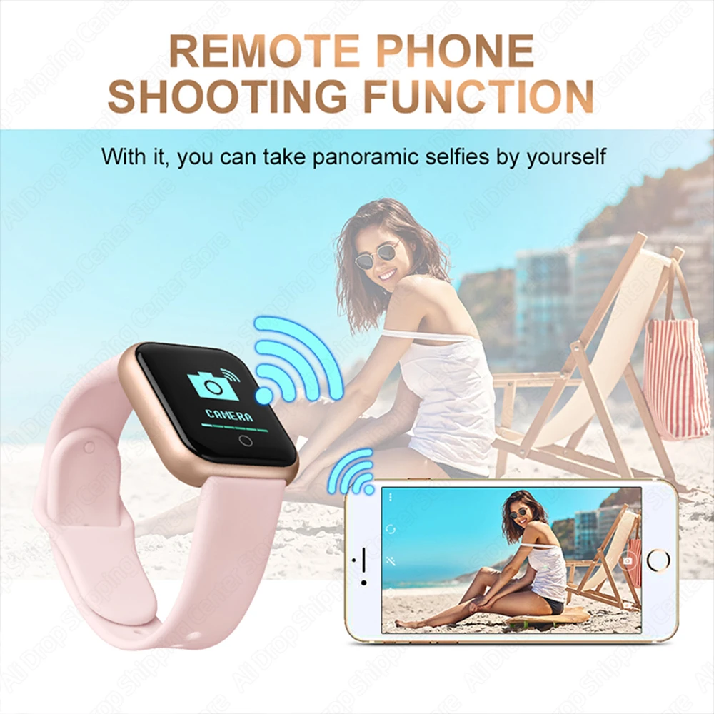 Новинка 2021 умные часы D20 мужские для мужчин женские фитнес-браслет Android - купить по