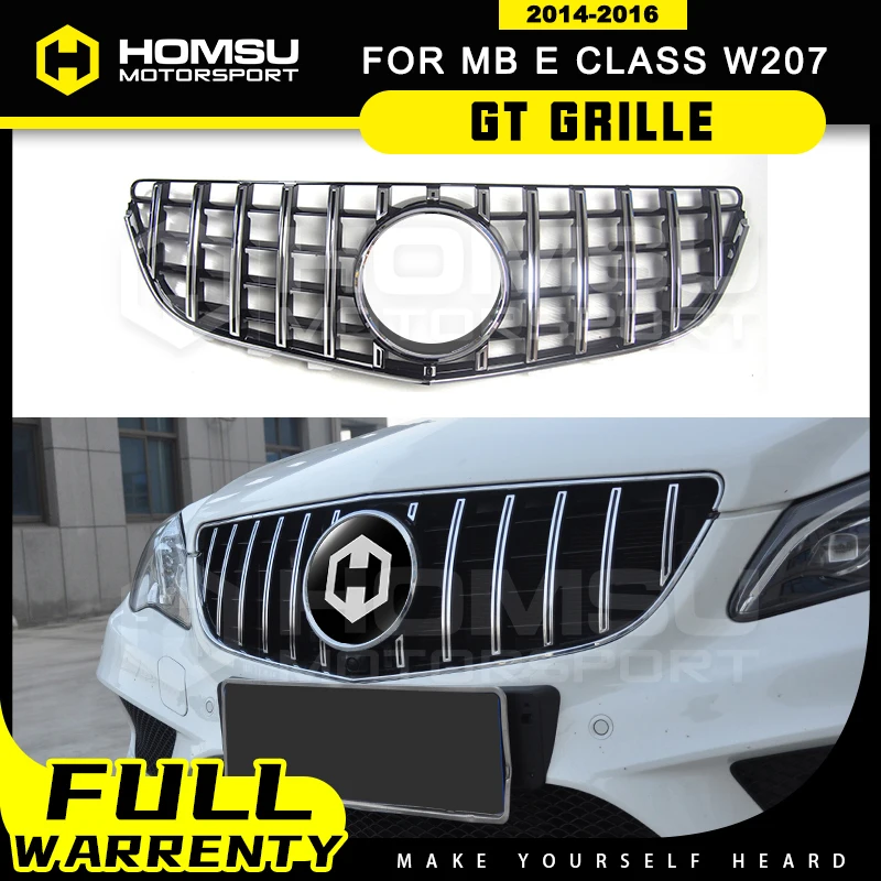 W207 Grill C207 GT Vertical Grille For E Coupe Facelift Front Bumper Racing Sport 2014-2016 E200 E320 E350 E400 | Автомобили и