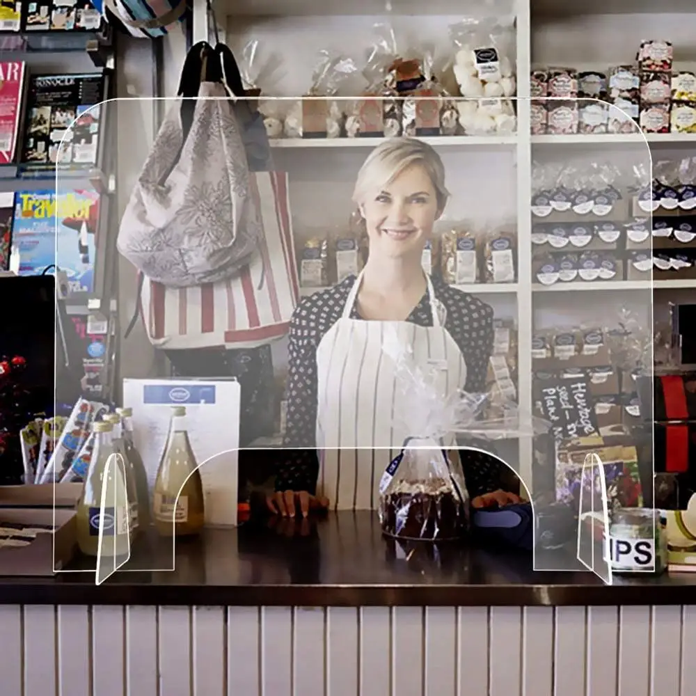 30-дюймовый х 24 дюйма оргстекло щит прозрачный акрил Экран защита для счетчика