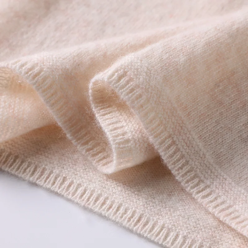 

All-match Long Trousers Soft Warm Finewool Fall Winter Casual 100% Wool Plain Stitch Knit Wide Leg Pants Must Have Women Loose