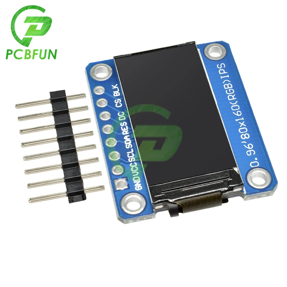 HD 65K 0 96 дюймовый TFT-дисплей Ips ЖК-экран Привод IC ST7735S 3 В 160x80 SPI интерфейс для
