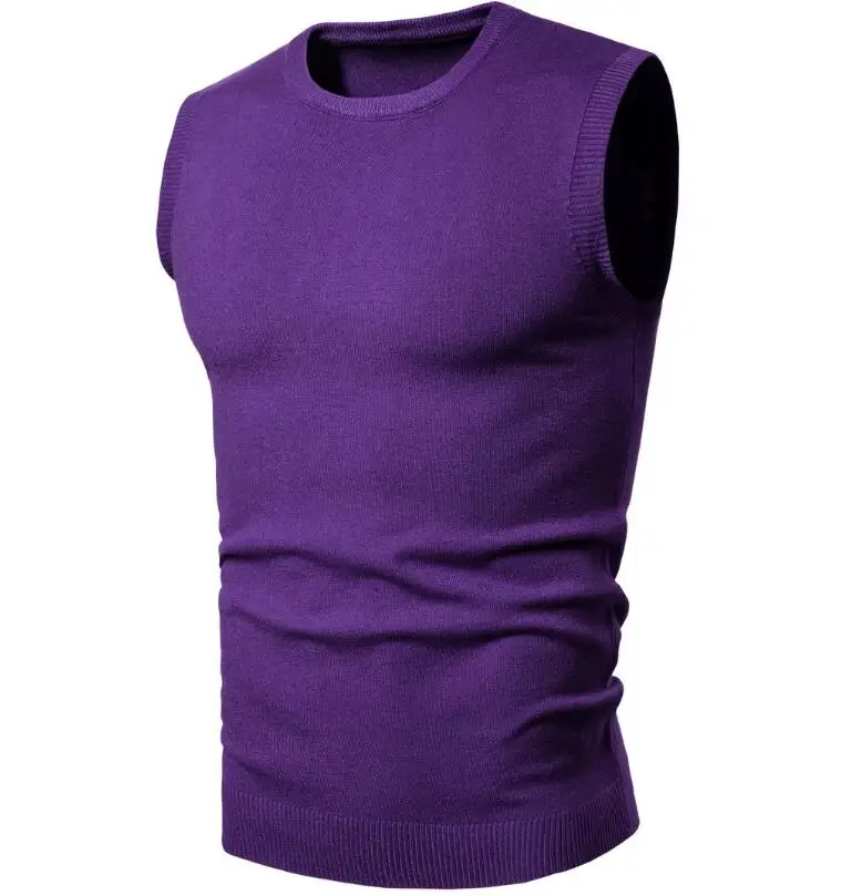 

Men's high elastic bottoming shirt knit vest