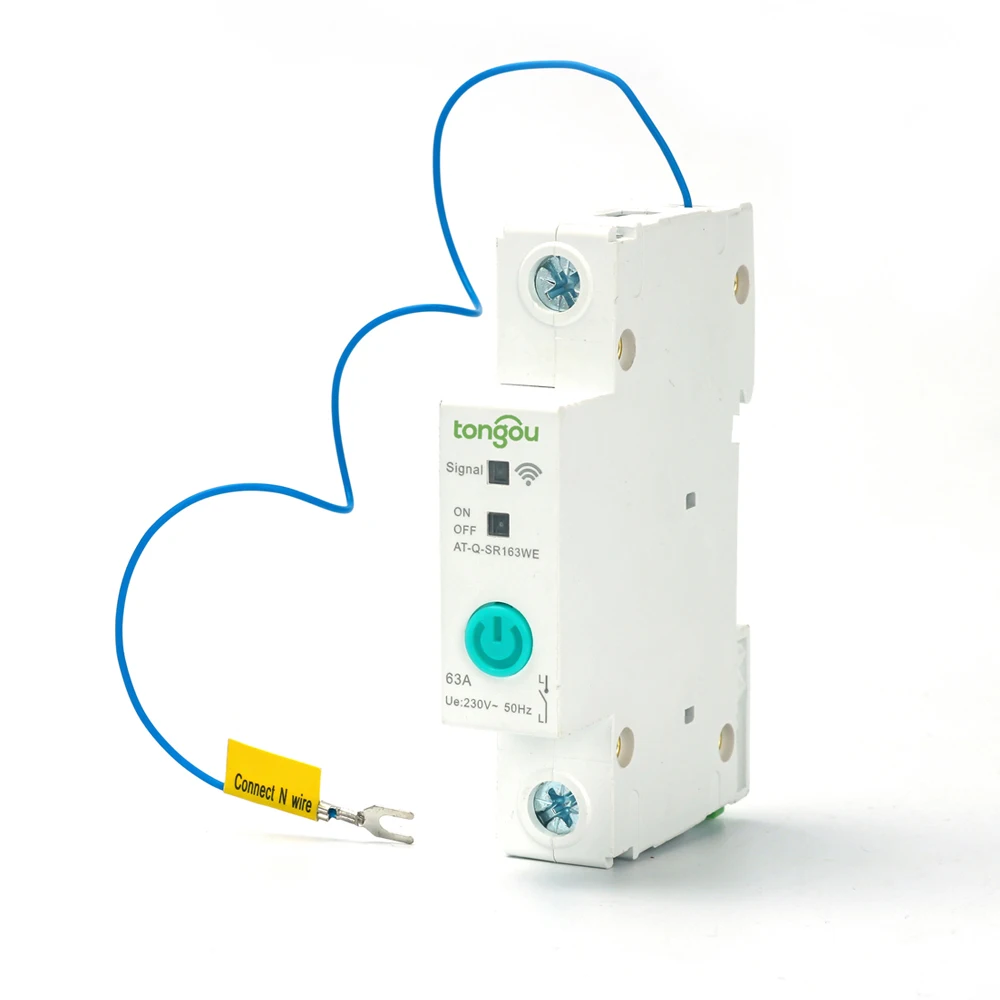 1P 63A DIN ​Rail WIFI Circuit Breaker Smart Switch Remote Control by Ewelink APP for Home | Обустройство дома