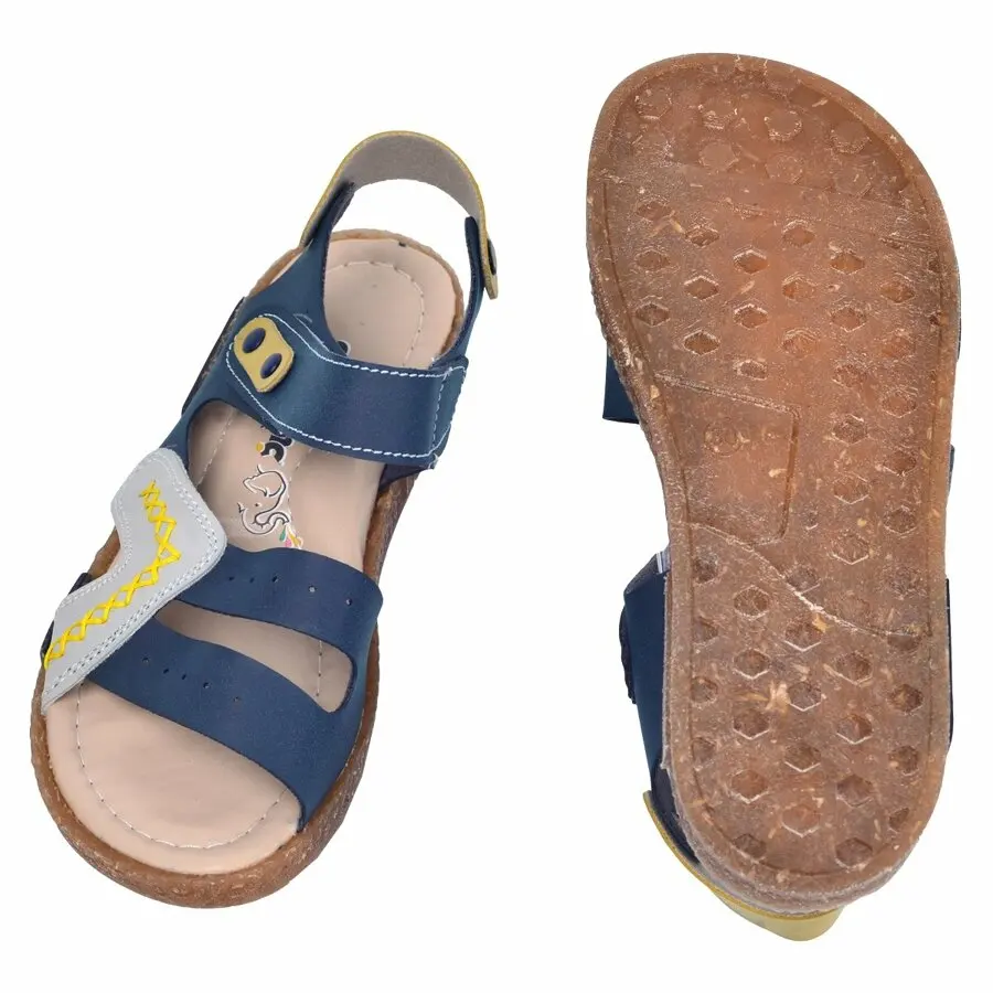 

Kids Sandals Cute Bebe Kiko Lf 2498-07 Orthopedic Size Sandals Slippers Navy Blue-Gray