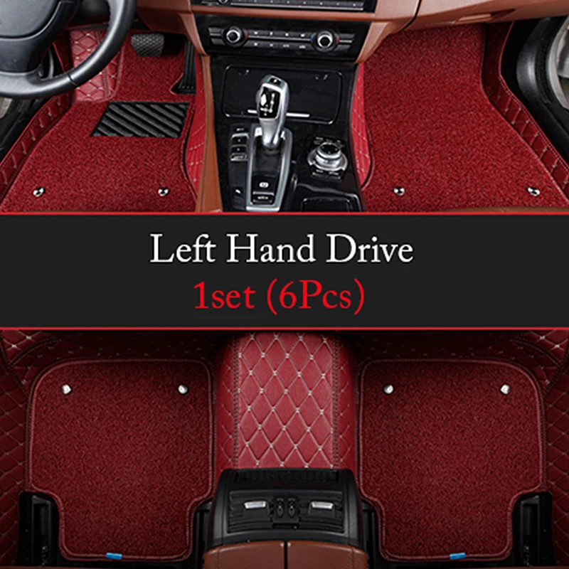 Авто аксессуары для интерьера 7 мест автомобильные коврики Toyota Highlander 2014 2015 2016 2017