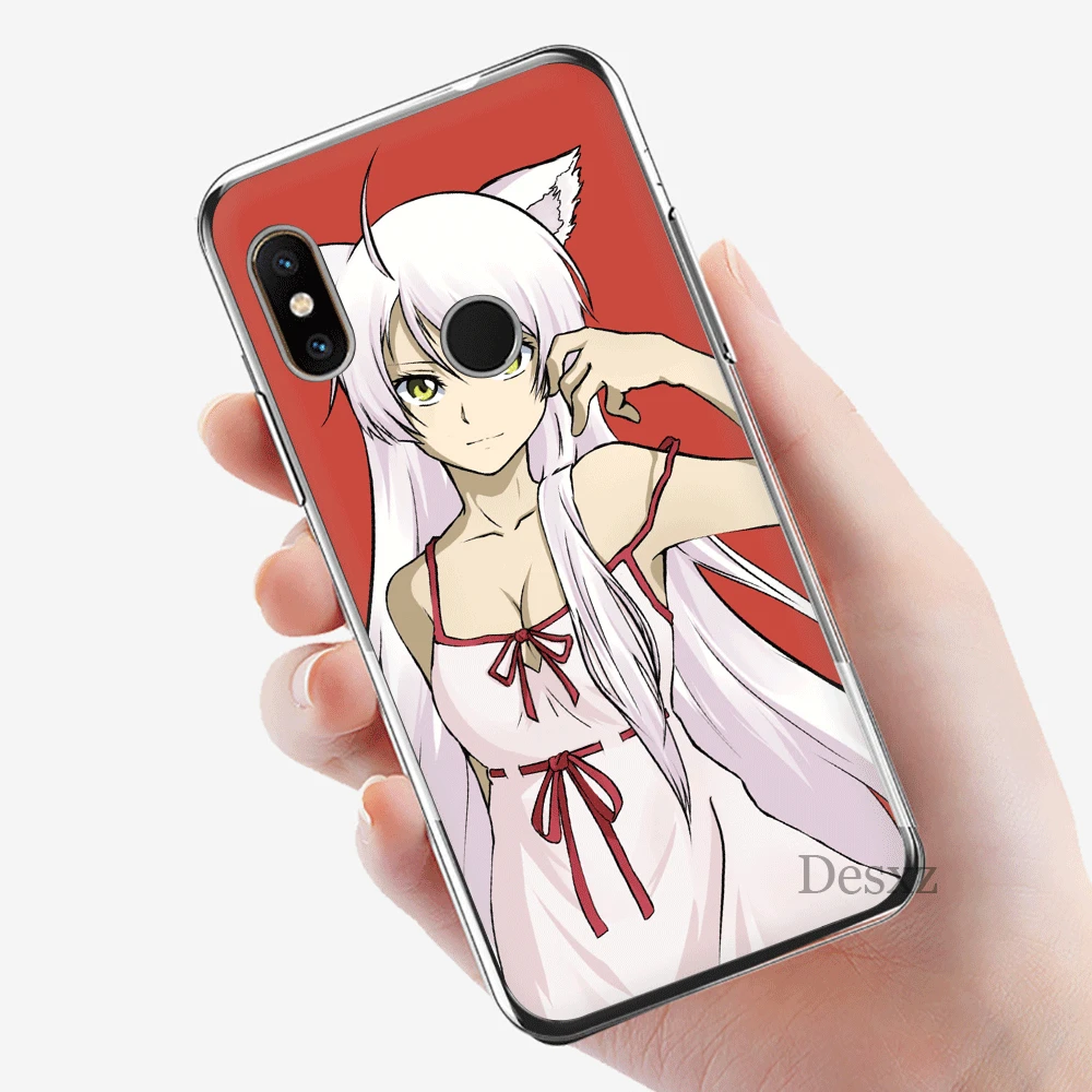 Чехол для мобильного телефона Xiaomi Note 4 4X 5 6 7 8 Pro 5A Prime защита милый черный Hanekawa
