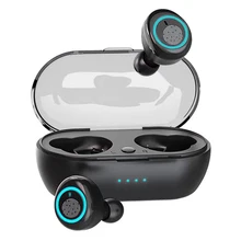 Q2s наушники вкладыши TWS Bluetooth 5 0 Беспроводной гарнитура IPX7
