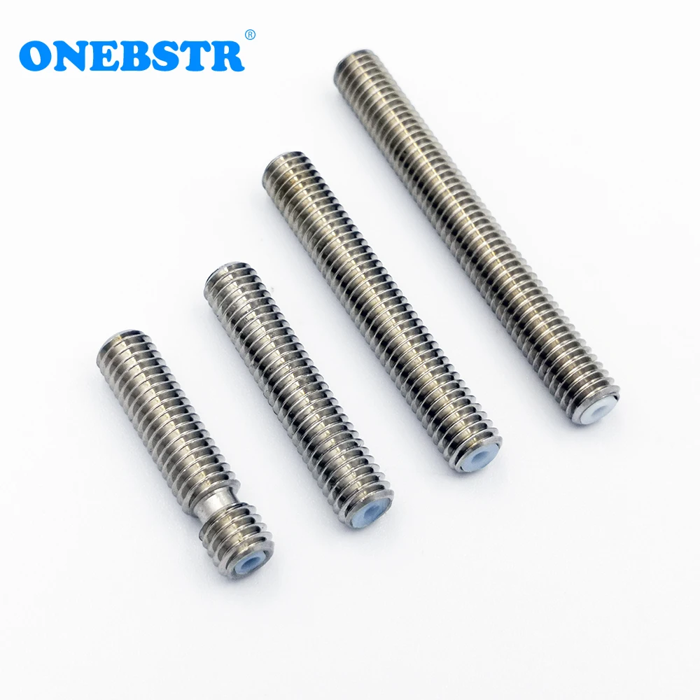 3D принтер V5 PTFE TAube MK8 тефлоновая горловина подача сопла M6x26 30 40 50 мм Запчасти для