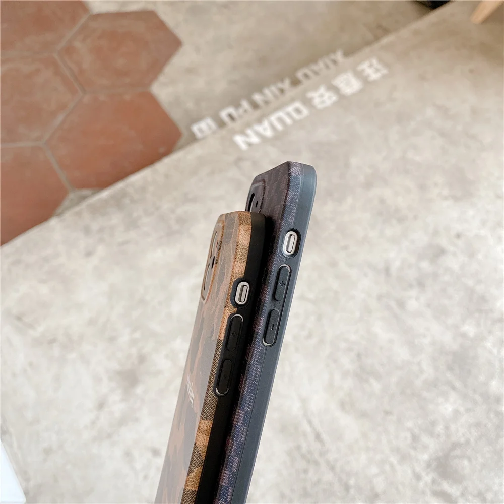 

Japan Street Trend brand visvim Plaid camouflage Phone Case For iPhone 12 mini 11 Pro X XS Max XR 8 7 Plus Silicon Soft Cover