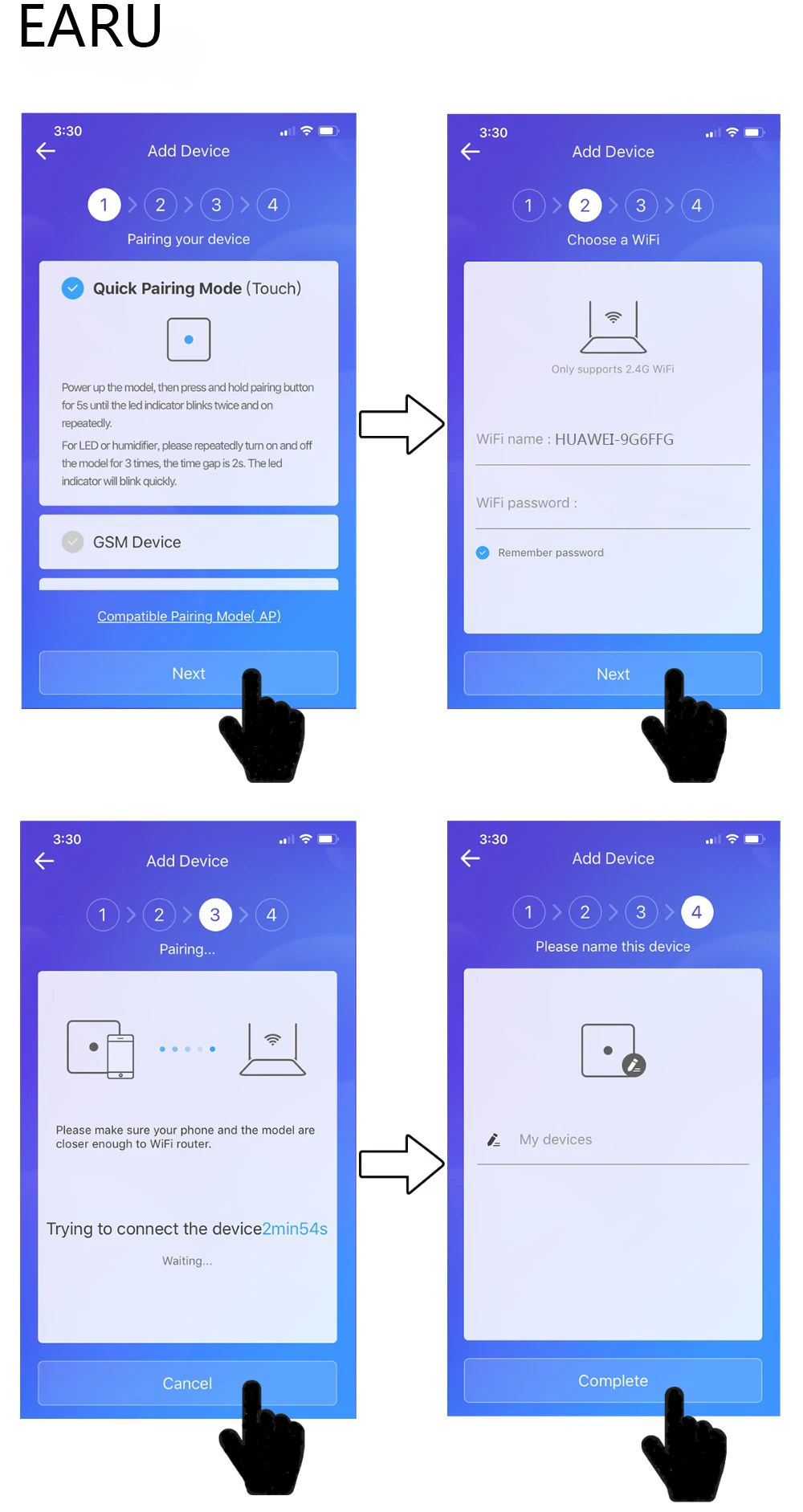 

Scimagic Ewelink On-off Device, 4-way relay, RF Receiver, Remote Control Product, Compatible With Intelligent Voice