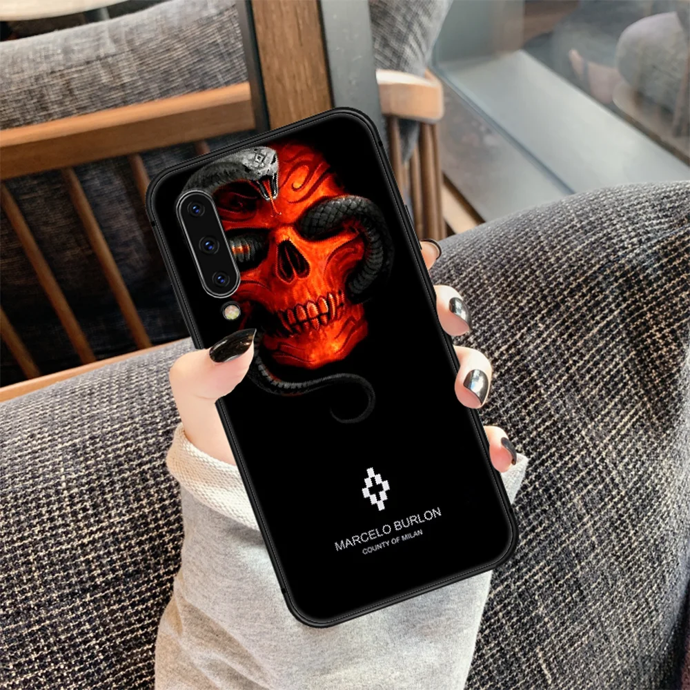 

Italian brand Marcelo Burlone Phone Case Cover For Samsung Galaxy A10 A11 A20 E A21 A30 A40 A41 A50 A51 A70 A71 A81 S black Cell