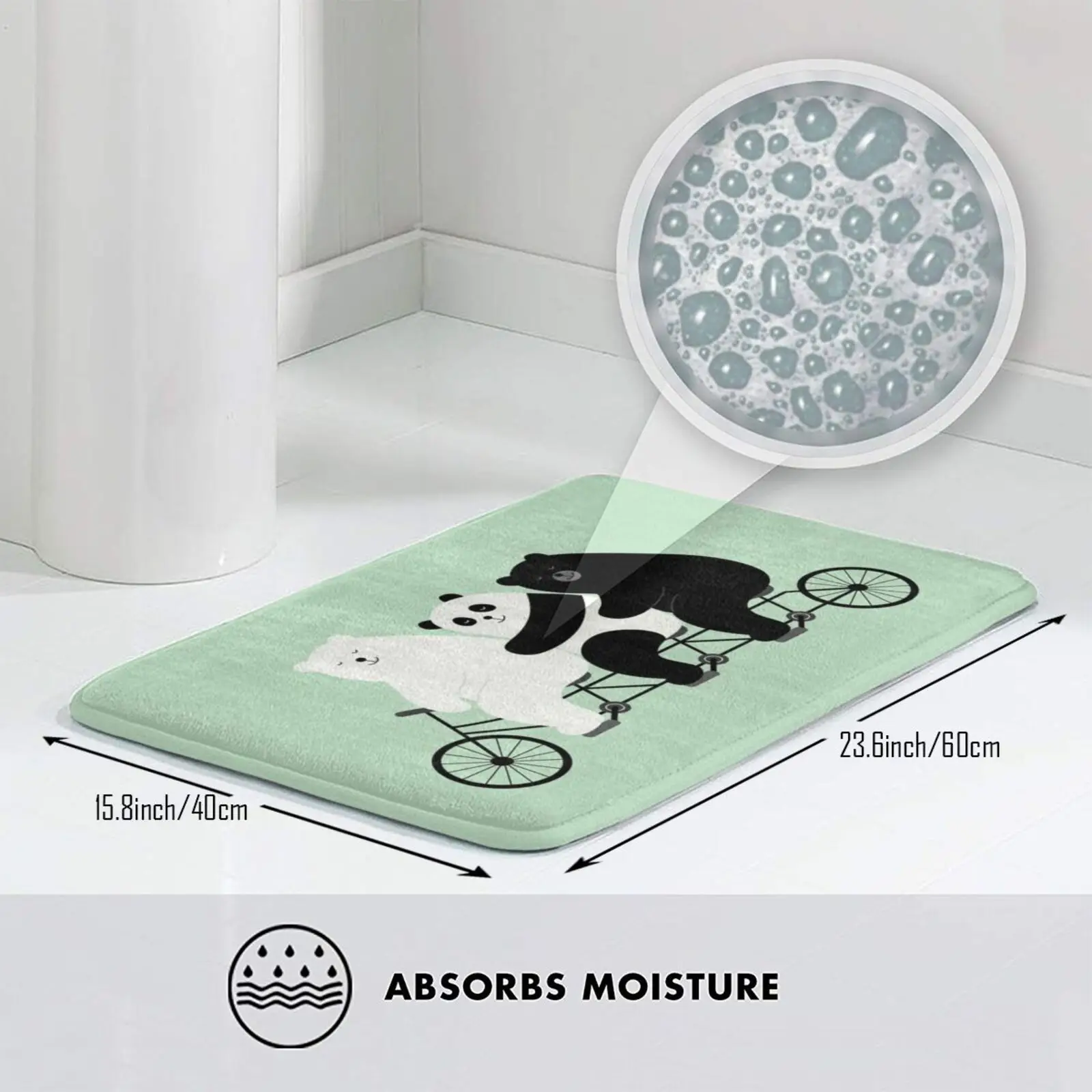 Коврик для домашнего времени противоскользящий коврик входной двери в спальню