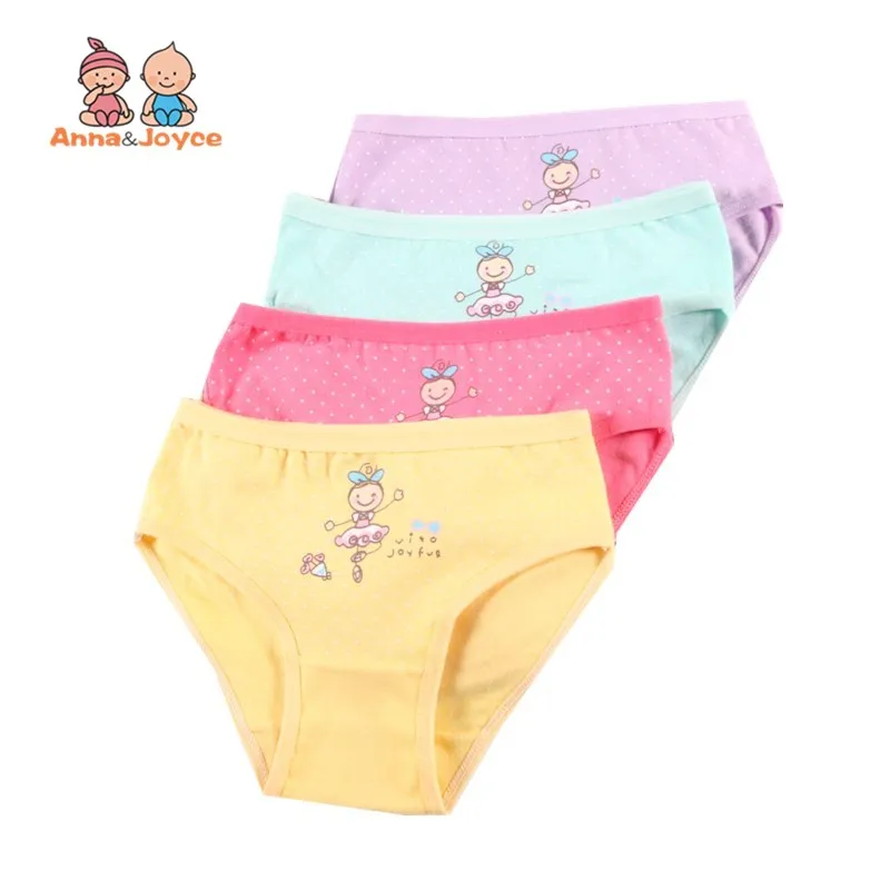 4 шт./компл. детские трусы нижнее белье с мультяшным рисунком для маленьких